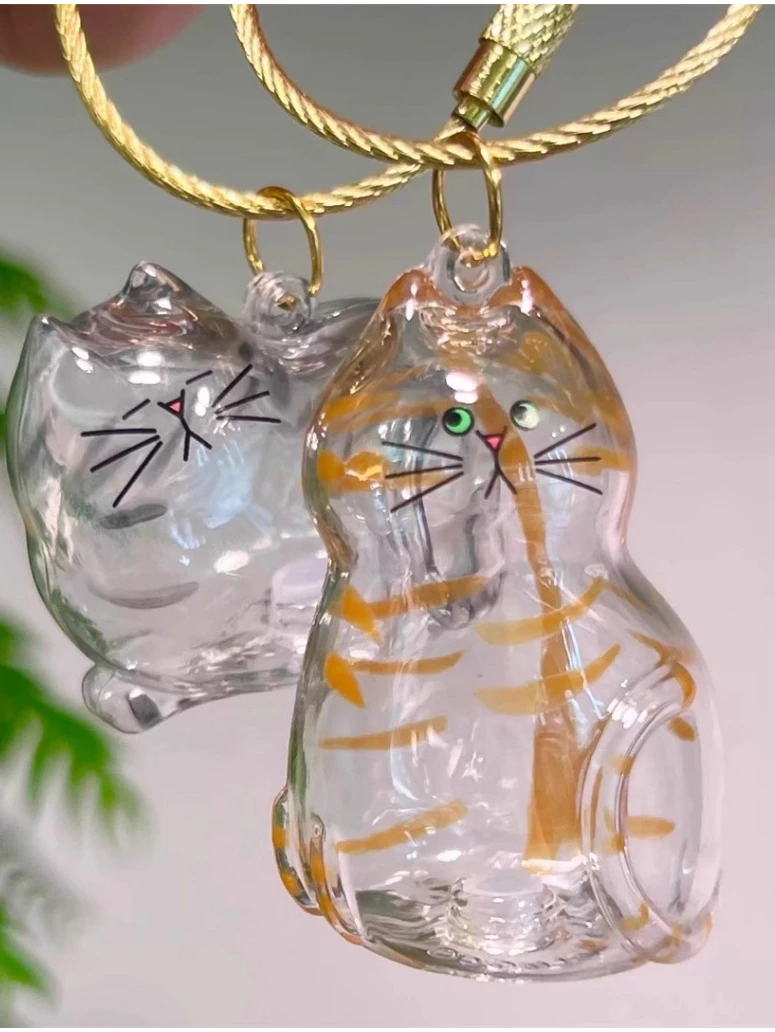 Pet Lovers - Clear Keychain with Pet Fur