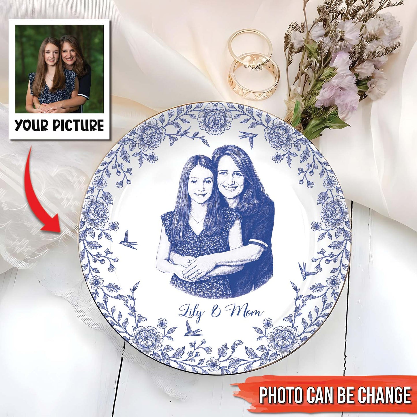 Family - Cherished Moments - Personalized Jewelry Dish