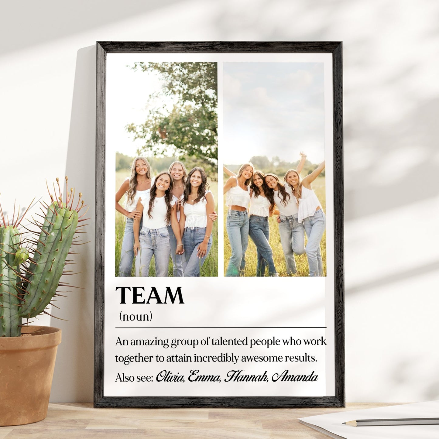 TEAM Definition - Personalized Poster