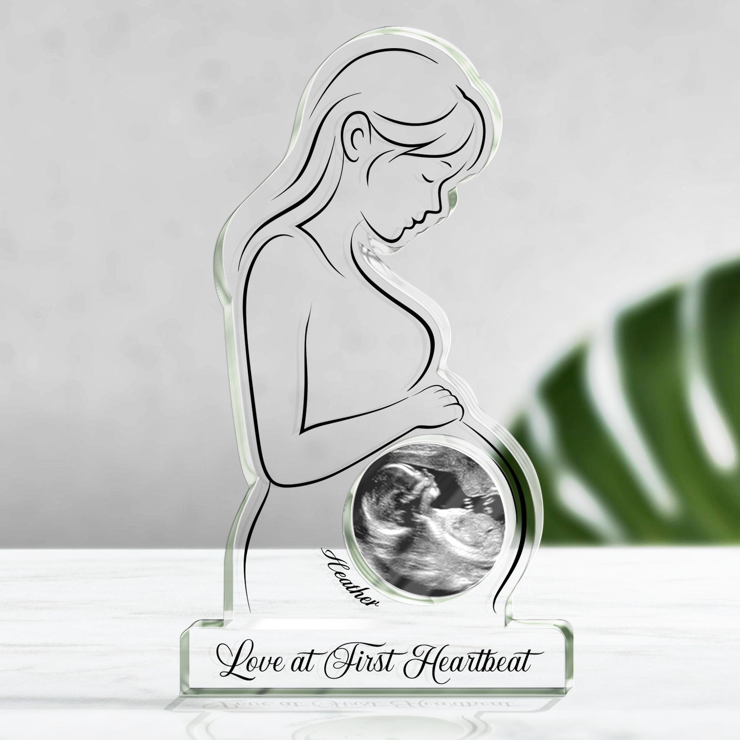 Gift For Mom - Love At First Sight - Personalized Acrylic Plaque