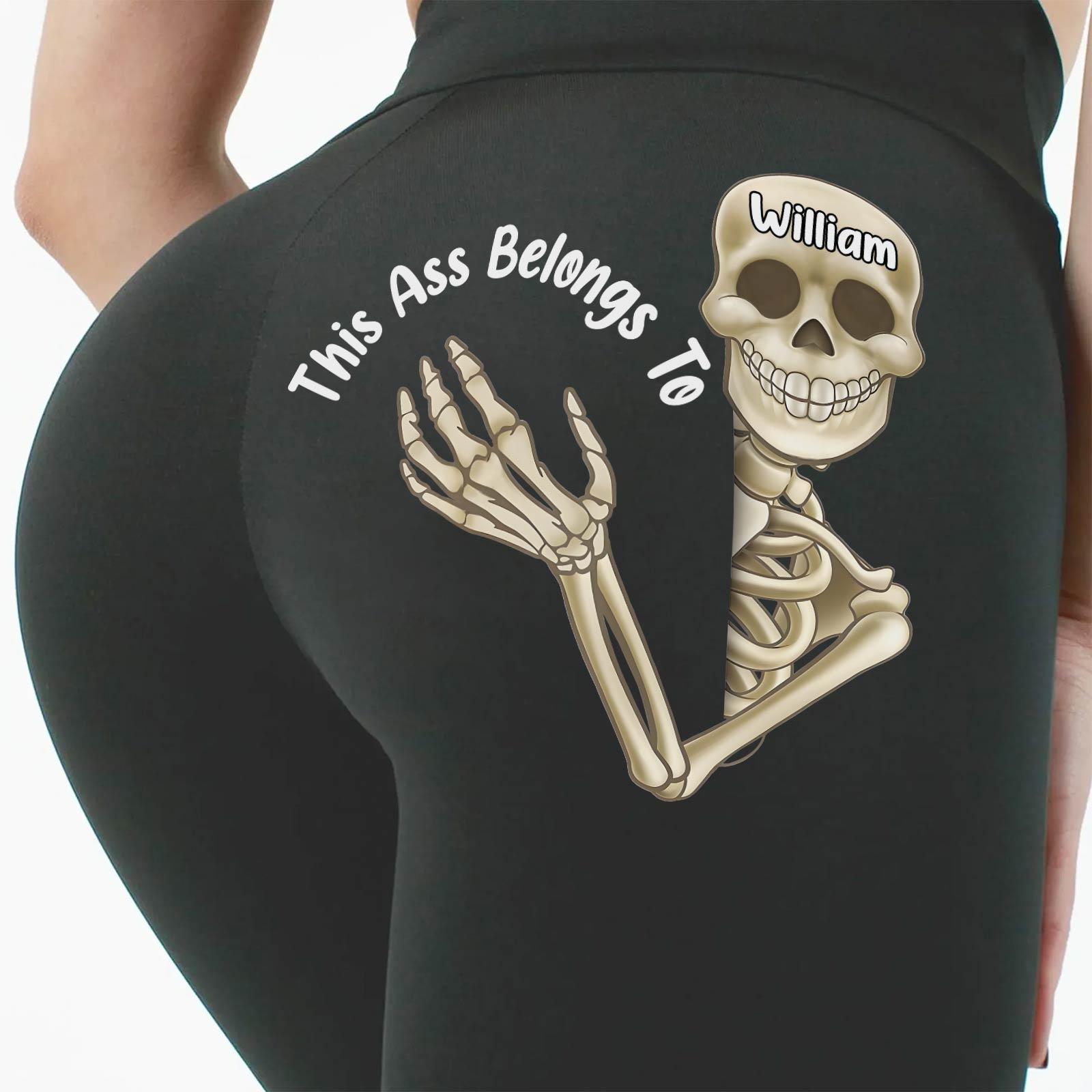 Sport Lover - This Ass Belongs To - Personalized Legging