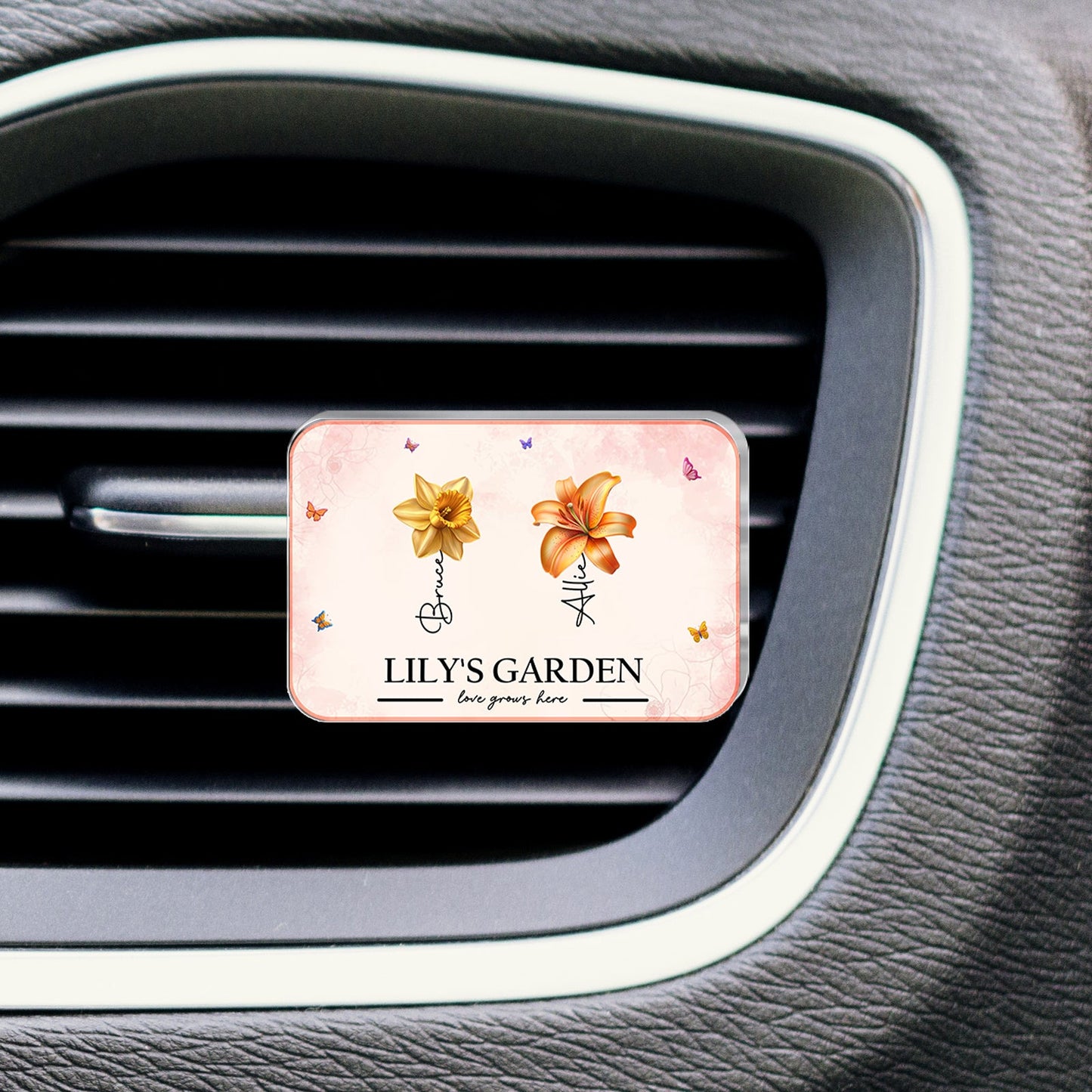 Family - Mom's Garden - Personalized Blank Car Vent