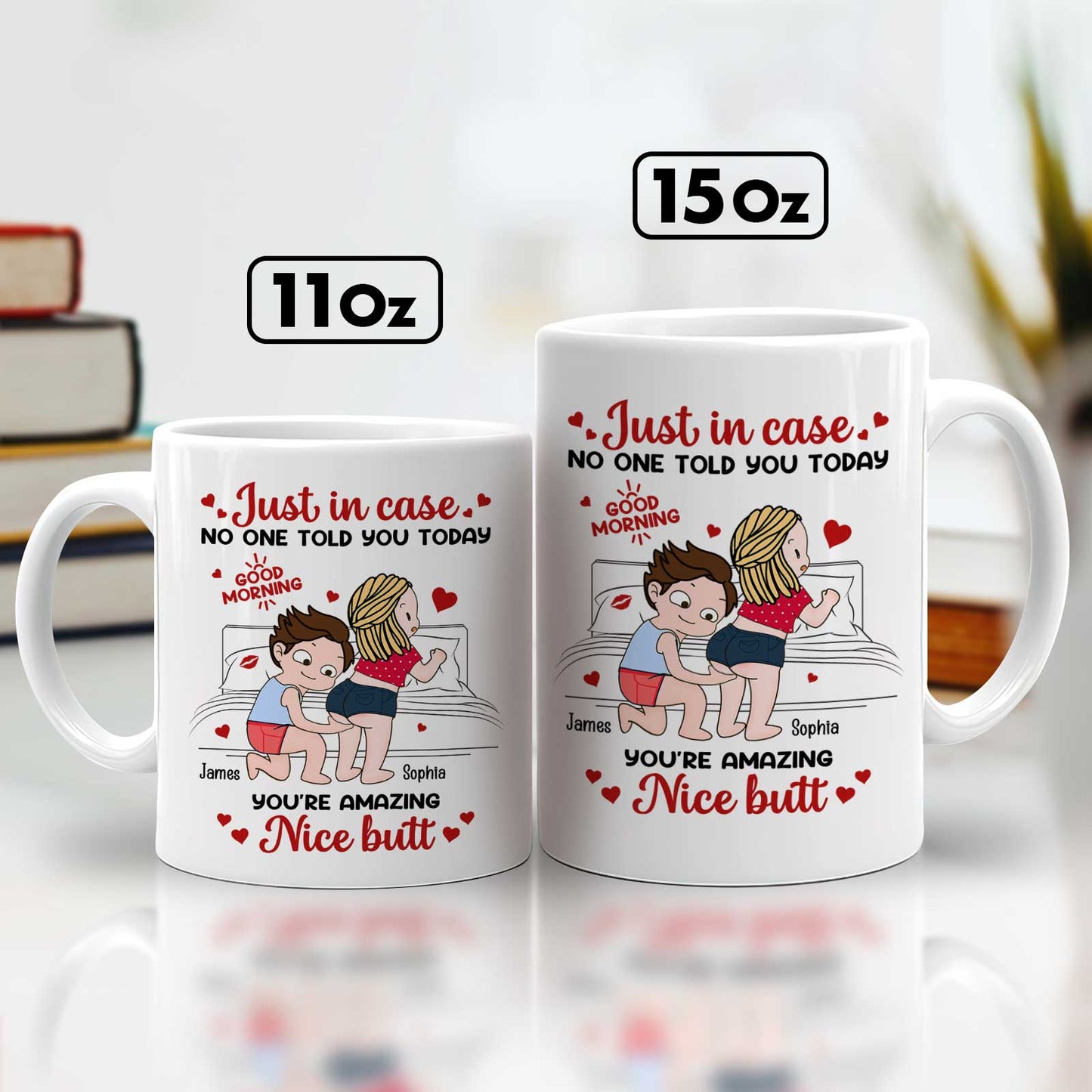 Couple - Just In Case No One Told You Today You Are Amazing - Personalized Mug