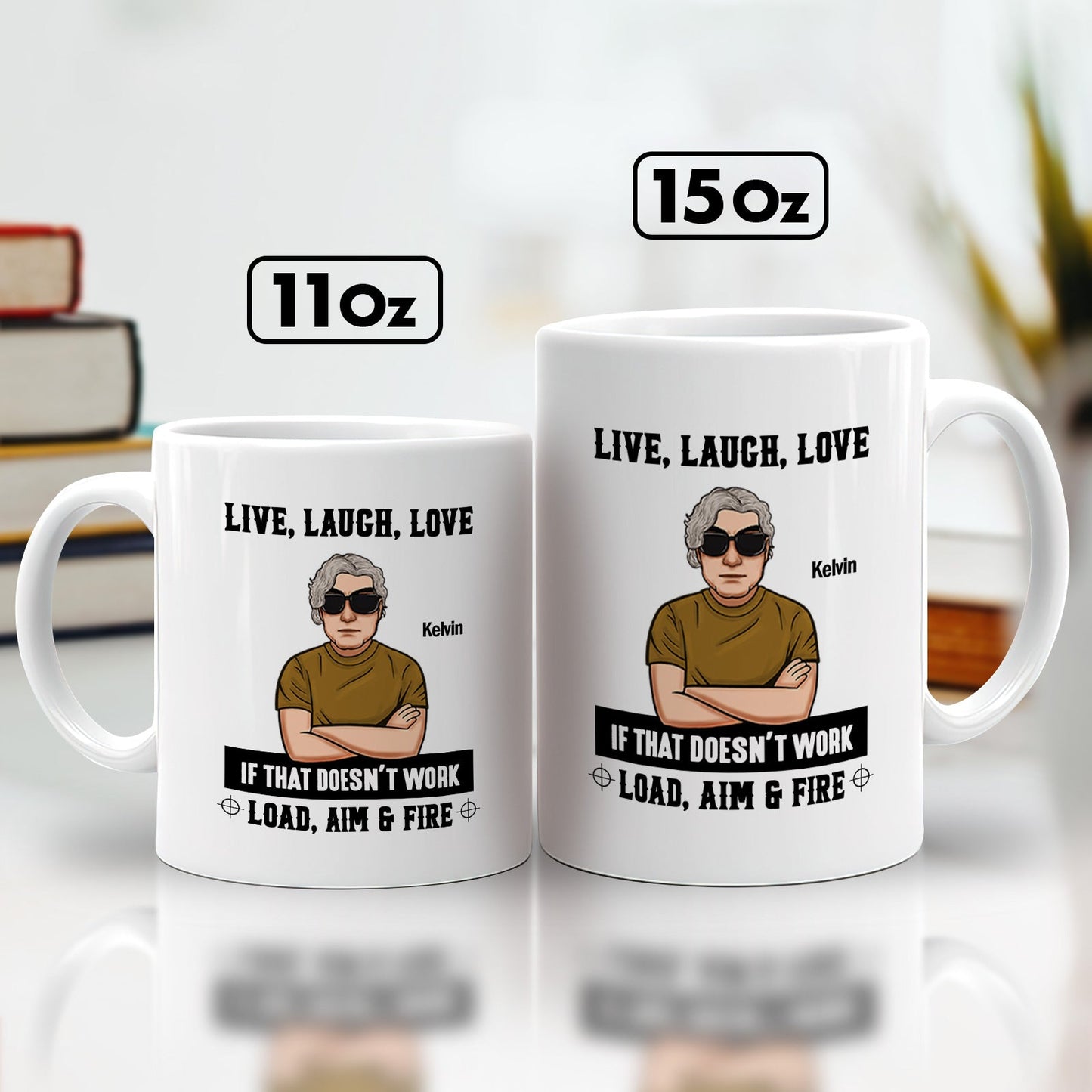 Family - Live, Laugh, Love - Personalized Mug