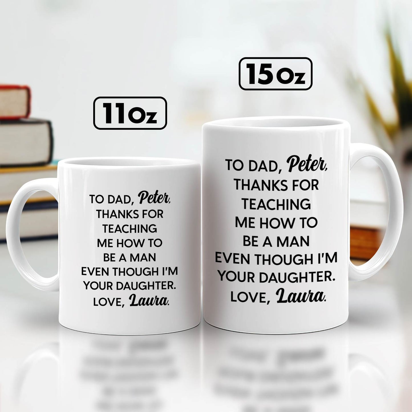 Gift For Dad - To Dad - Personalized Mug