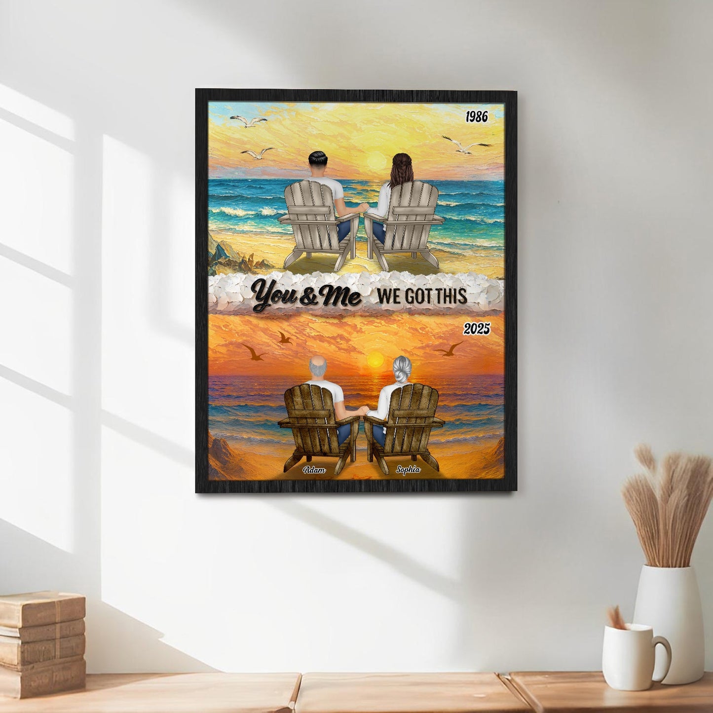 Couple - You And Me We Got It - Personalized Wood Sign