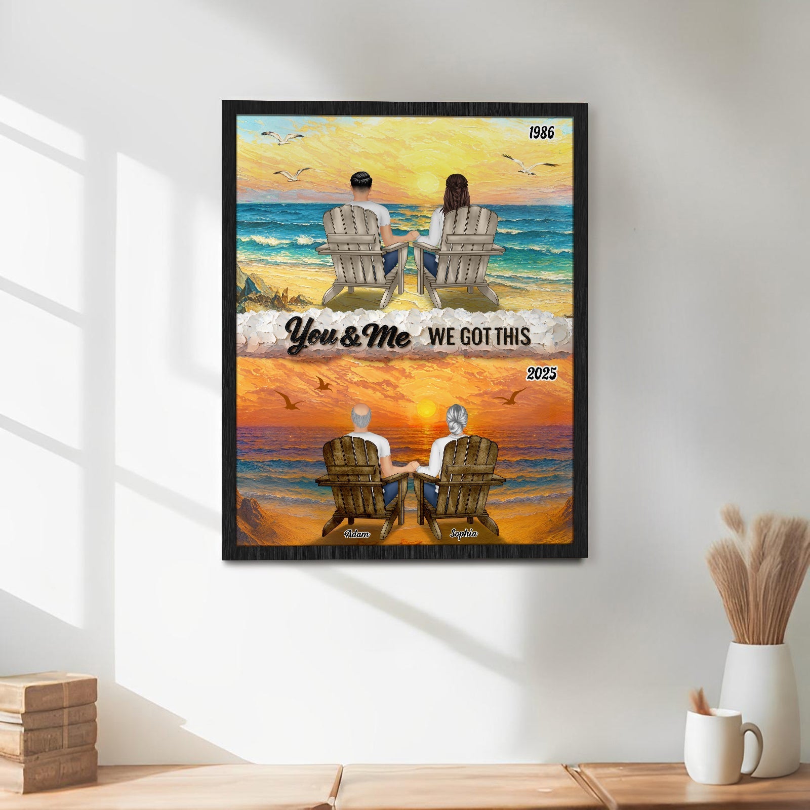 Couple - You And Me We Got It - Personalized Wood Sign