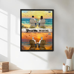 Couple - You And Me We Got It - Personalized Wood Sign
