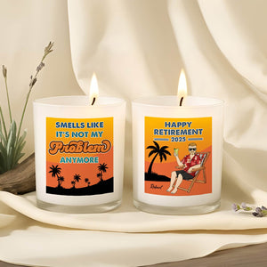 Happy Retirement - Personalized Scented Candle