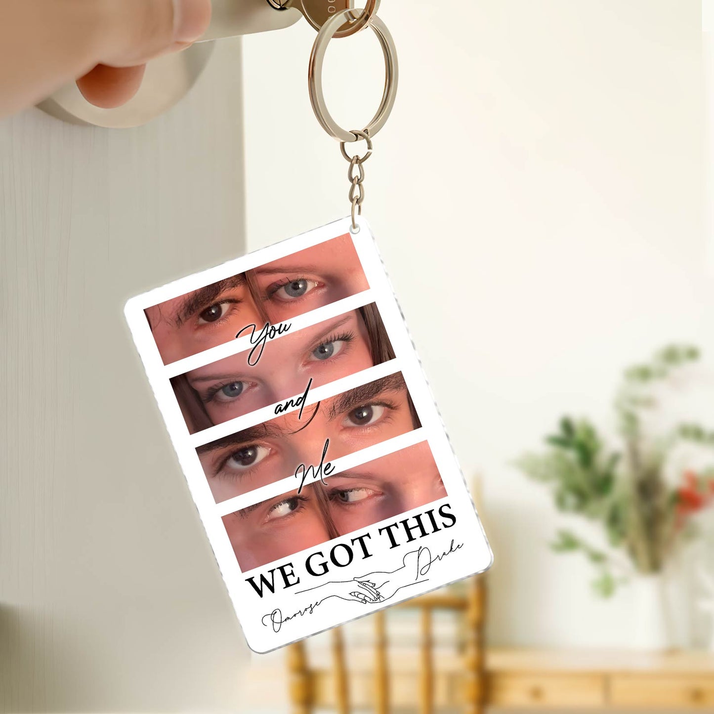 Couple - We Got This - Personalized Photo Acrylic Keychain