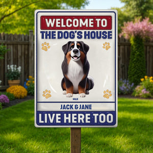 Pet Lovers - Welcome To - Personalized Metal Sign