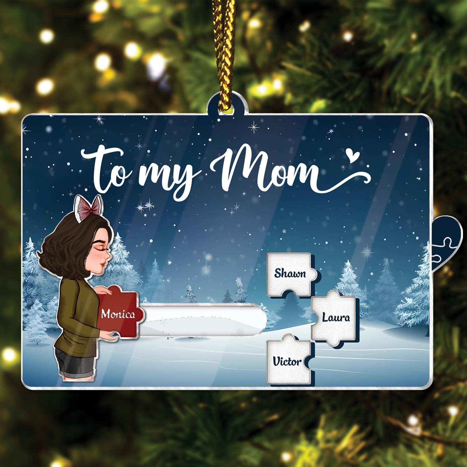 Family - You Complete Our Family In The Most Perfect Way - Personalized Acrylic Slider Card