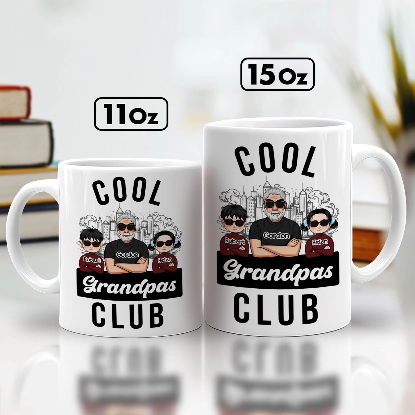 Family - Cool Grandpas Club - Personalized Mug