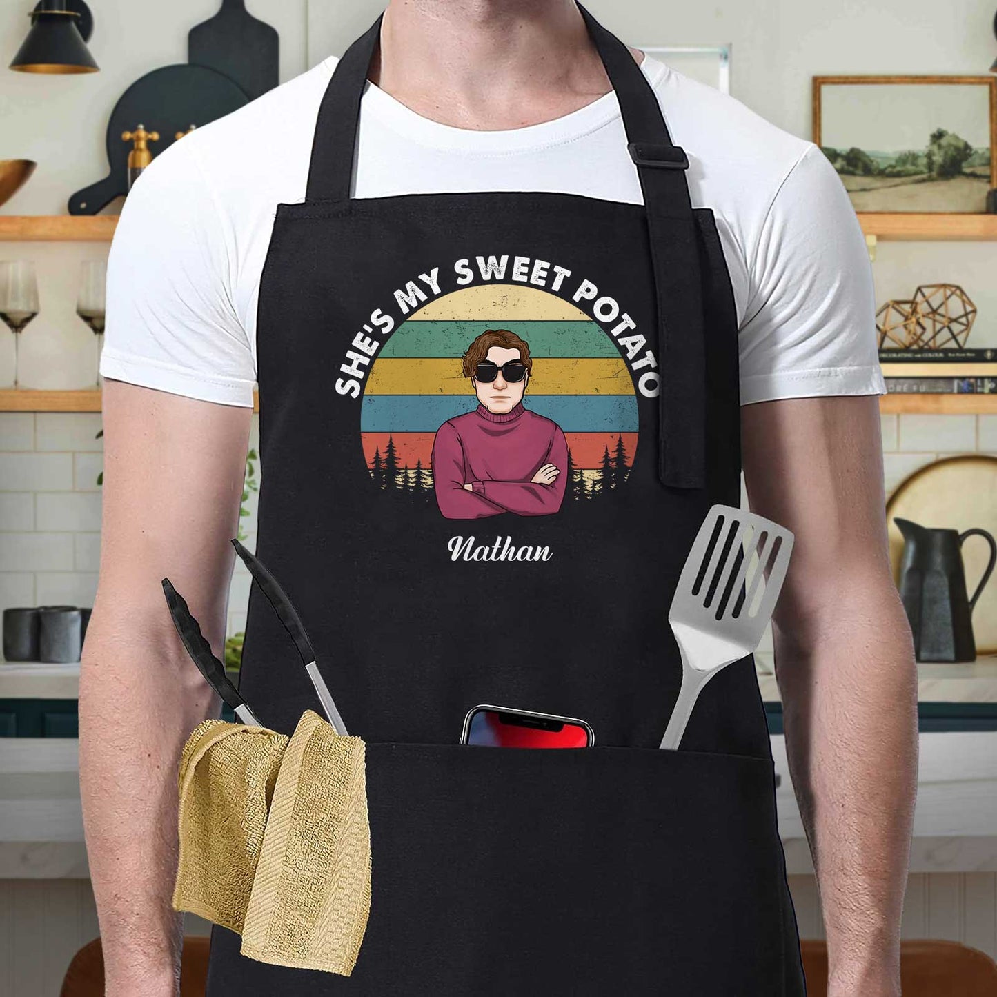 Couple - I Have Everything I Need - Personalized Aprons