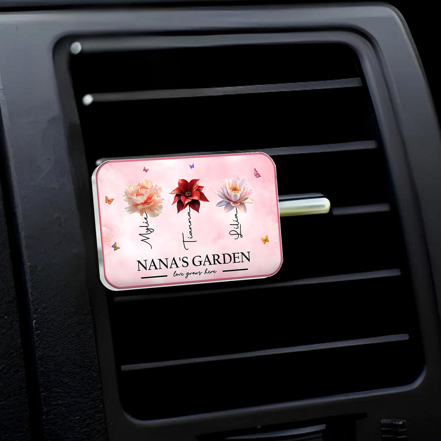 Family - Mom's Garden - Personalized Blank Car Vent
