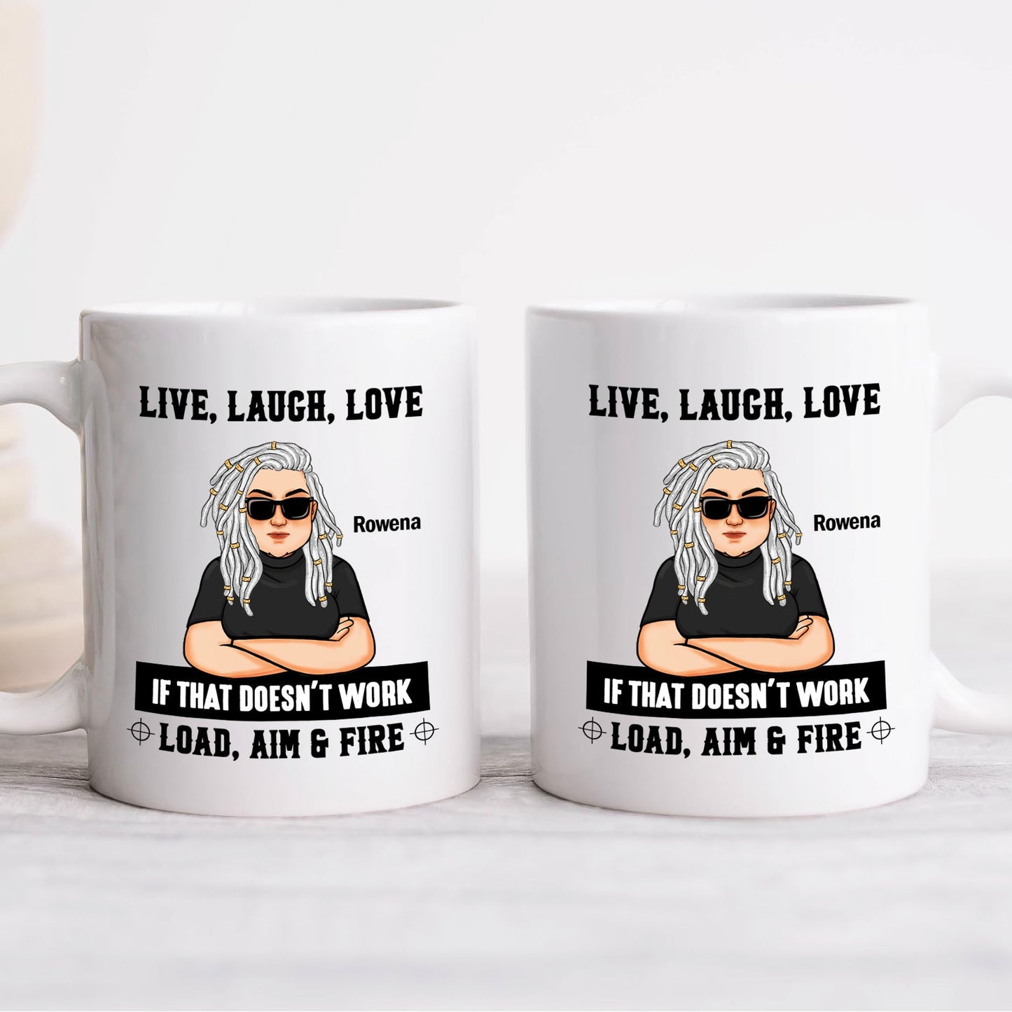 Family - Live, Laugh, Love - Personalized Mug