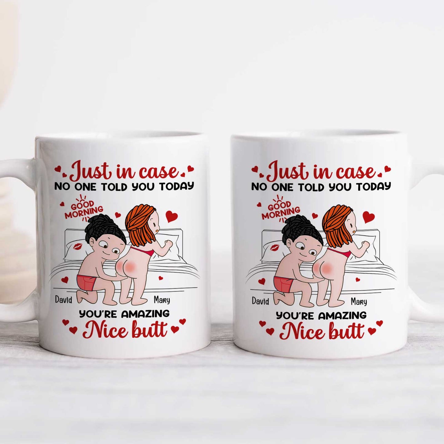 Couple - Just In Case No One Told You Today You Are Amazing - Personalized Mug