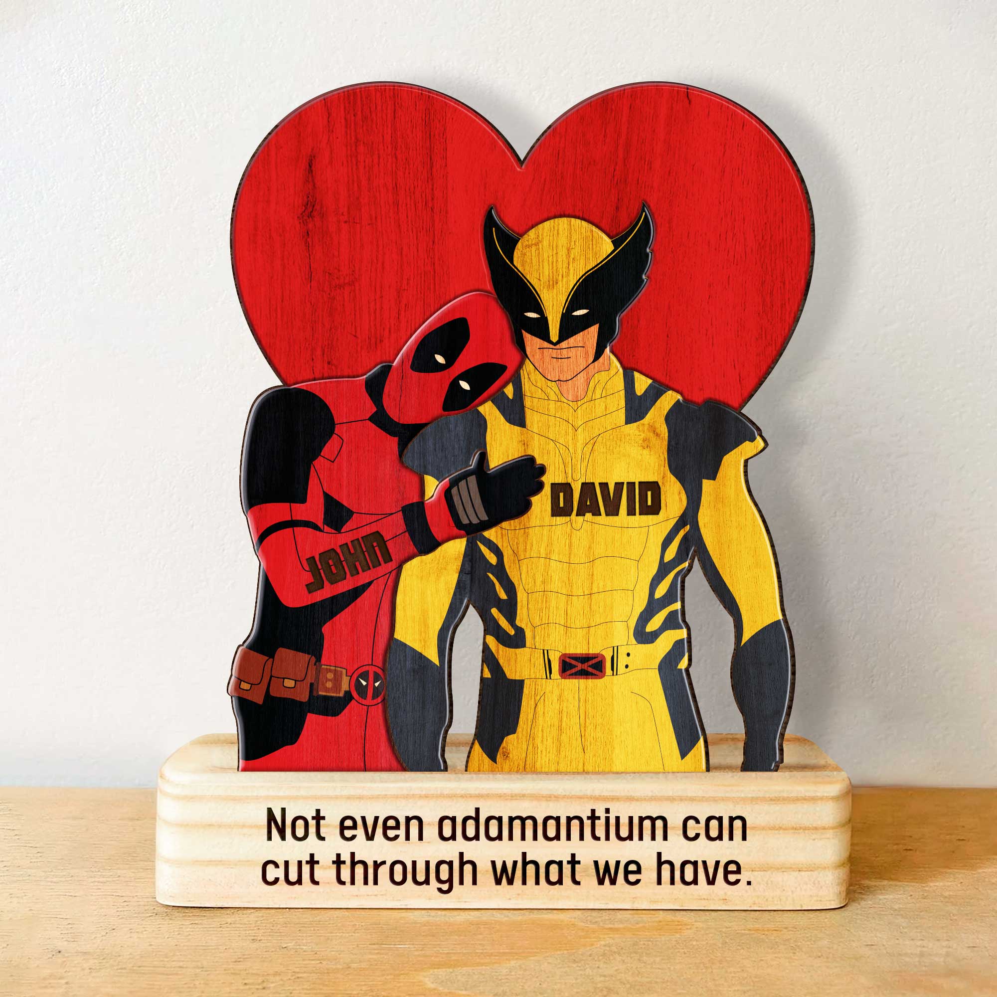Movie Parody - Deadpool & Wolverine - Personalized Wooden Puzzle