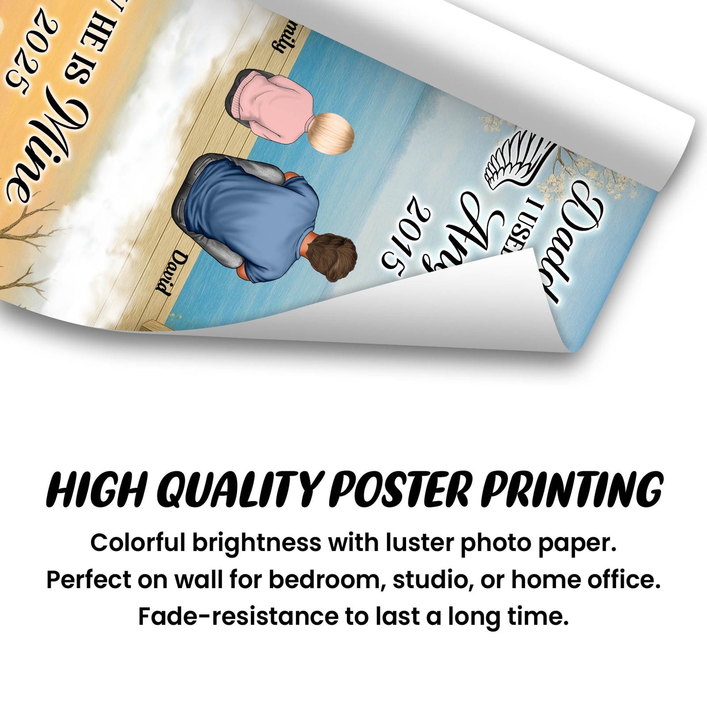 Family - Daddy's Girl - Personalized Poster