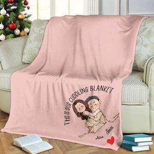 Couple - This Is Our Cuddling Blanket - Personalized Blanket