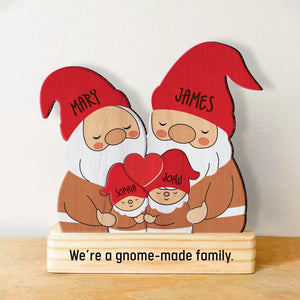 Family - Gnome Family - Personalized Wooden Puzzle