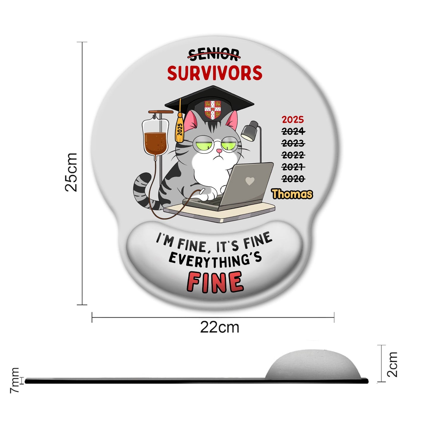 Pet Lovers - Survivors - Personalized Mouse Pad