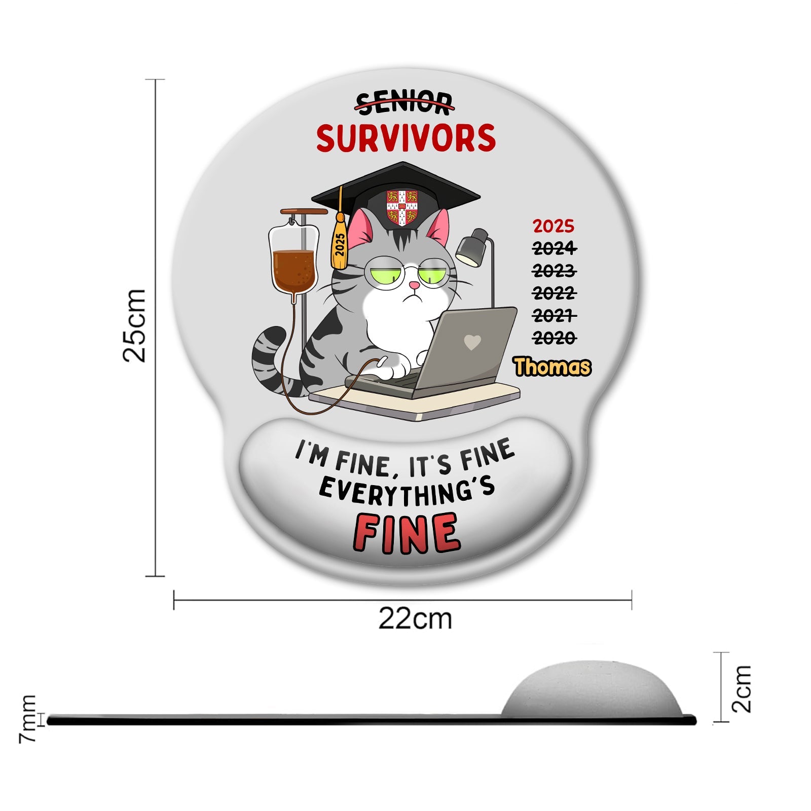 Pet Lovers - Survivors - Personalized Mouse Pad