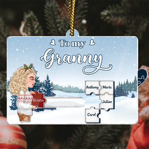 Family - You Complete Our Family In The Most Perfect Way - Personalized Acrylic Slider Card