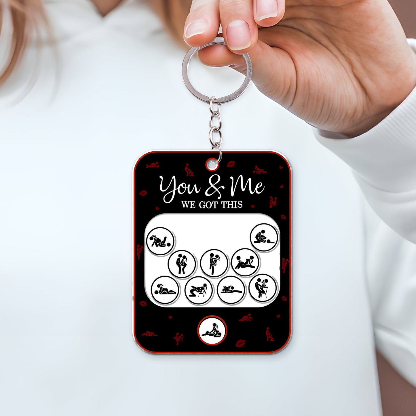Couple - You & Me We Got This - Personalized Shaking Keychain