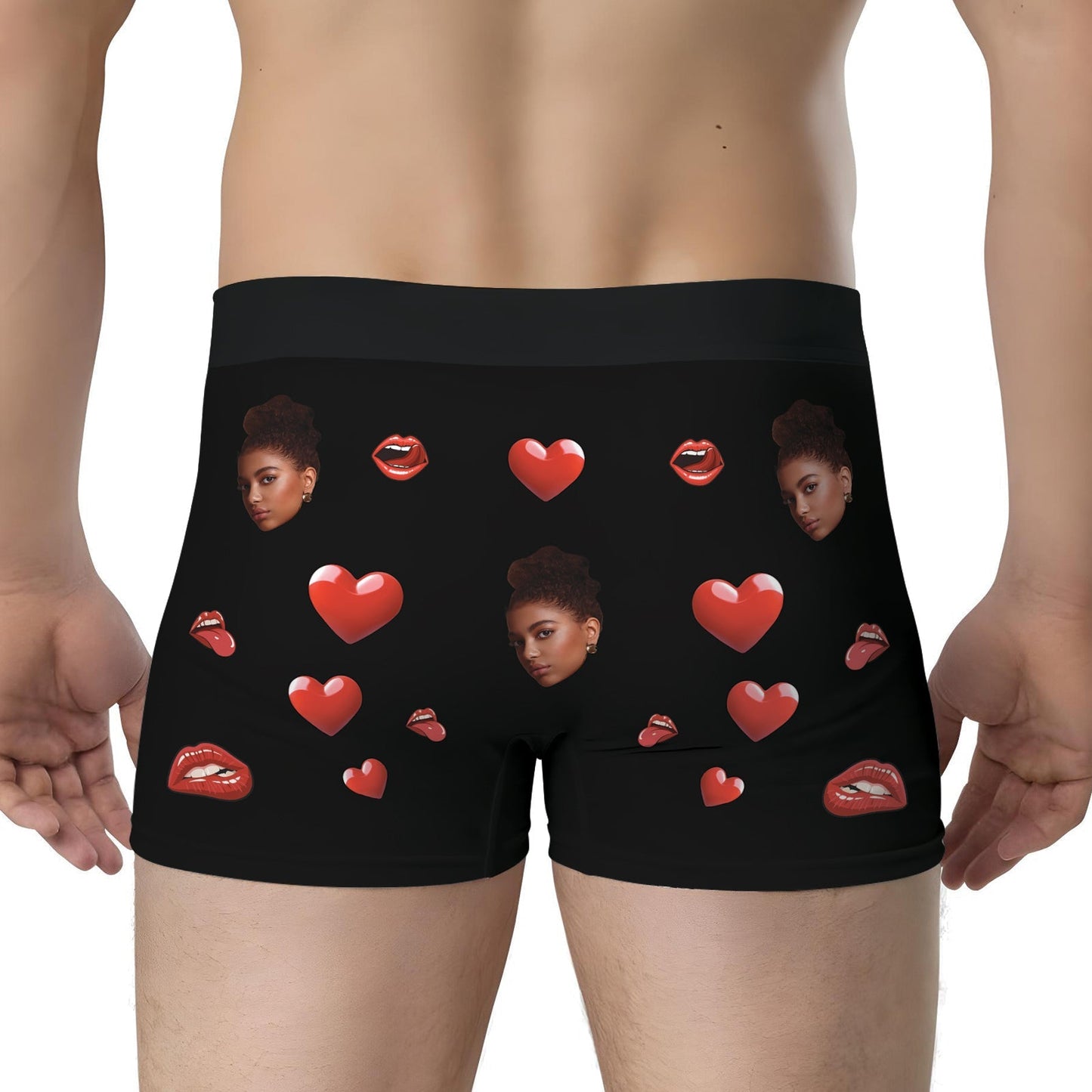 Couple - I Sucked It So It's Mine - Personalized Photo Boxer
