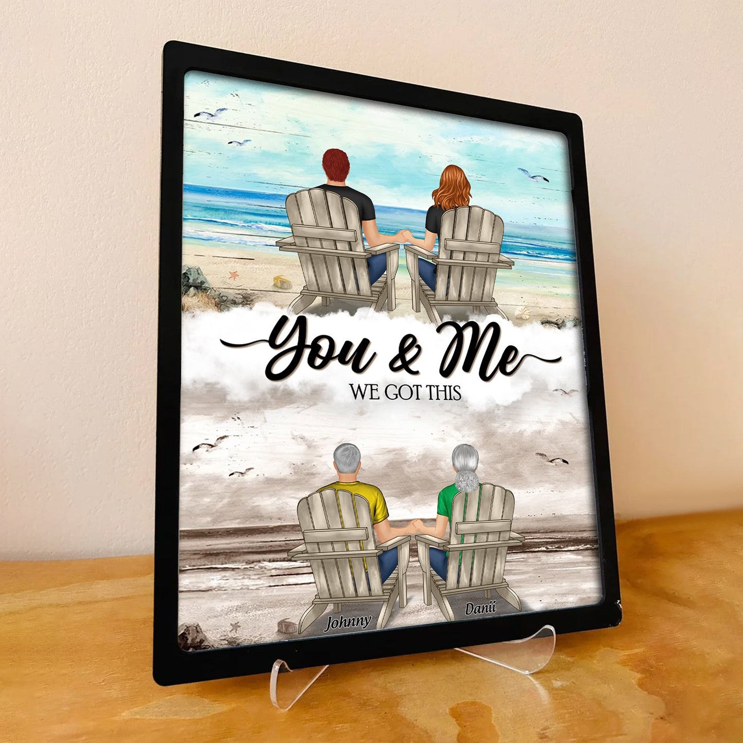 Couple - You & Me We Got This - Personalized Wood Sign