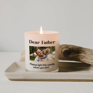 Father - Dear Daddy - Personalized Scented Candle