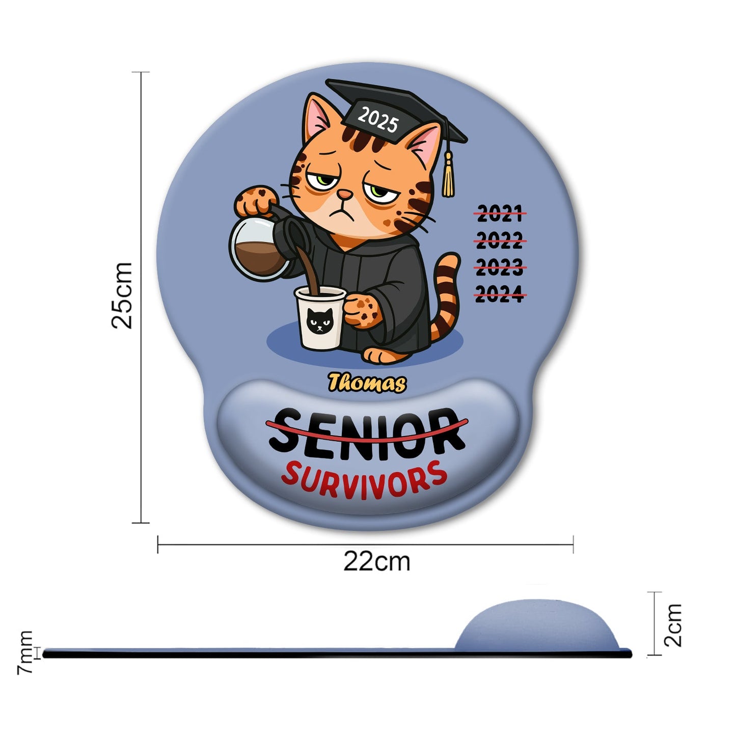 Pet Lover - Senior Survivors - Personalized Mouse Pad