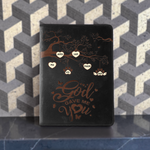 Family - God Gave Me You - Personalized Zipper Portfolio