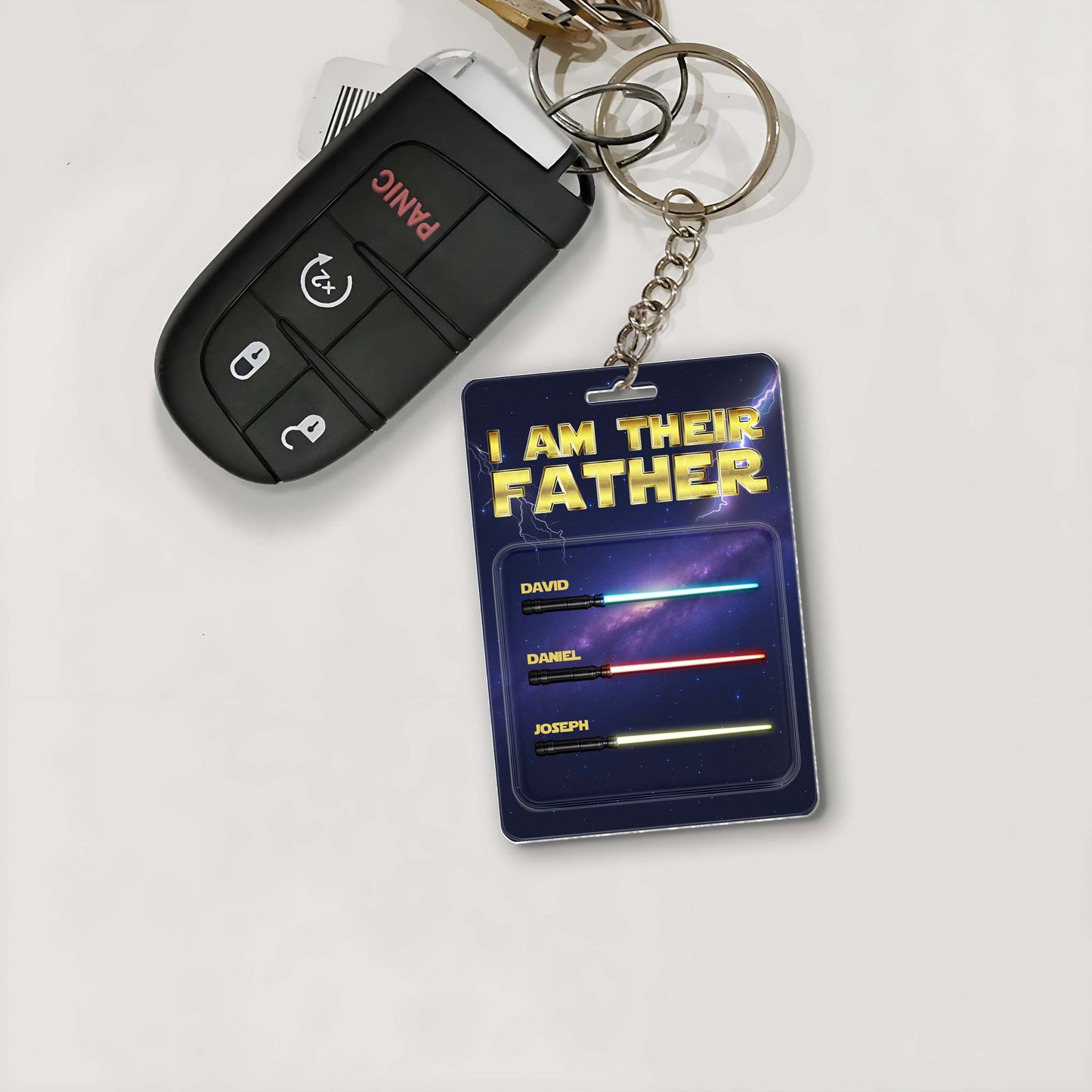 Father - I Am Their Father - Personalized Acrylic Keychain