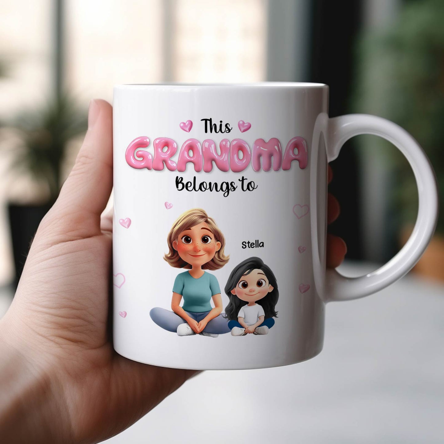 Gifts For Mom - This Grandma Belongs To - Personalized Mug