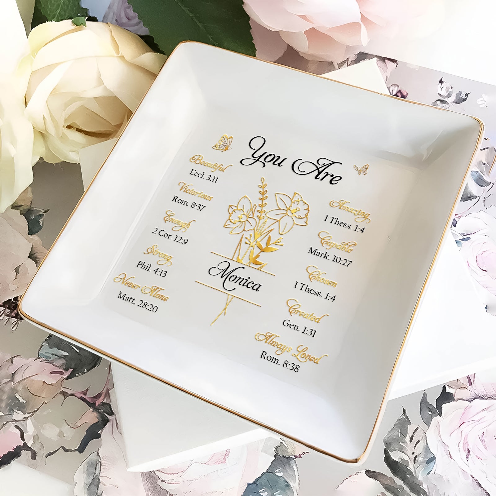 Gifts for Women/ Girls - You Are - Personalized Jewelry Dish