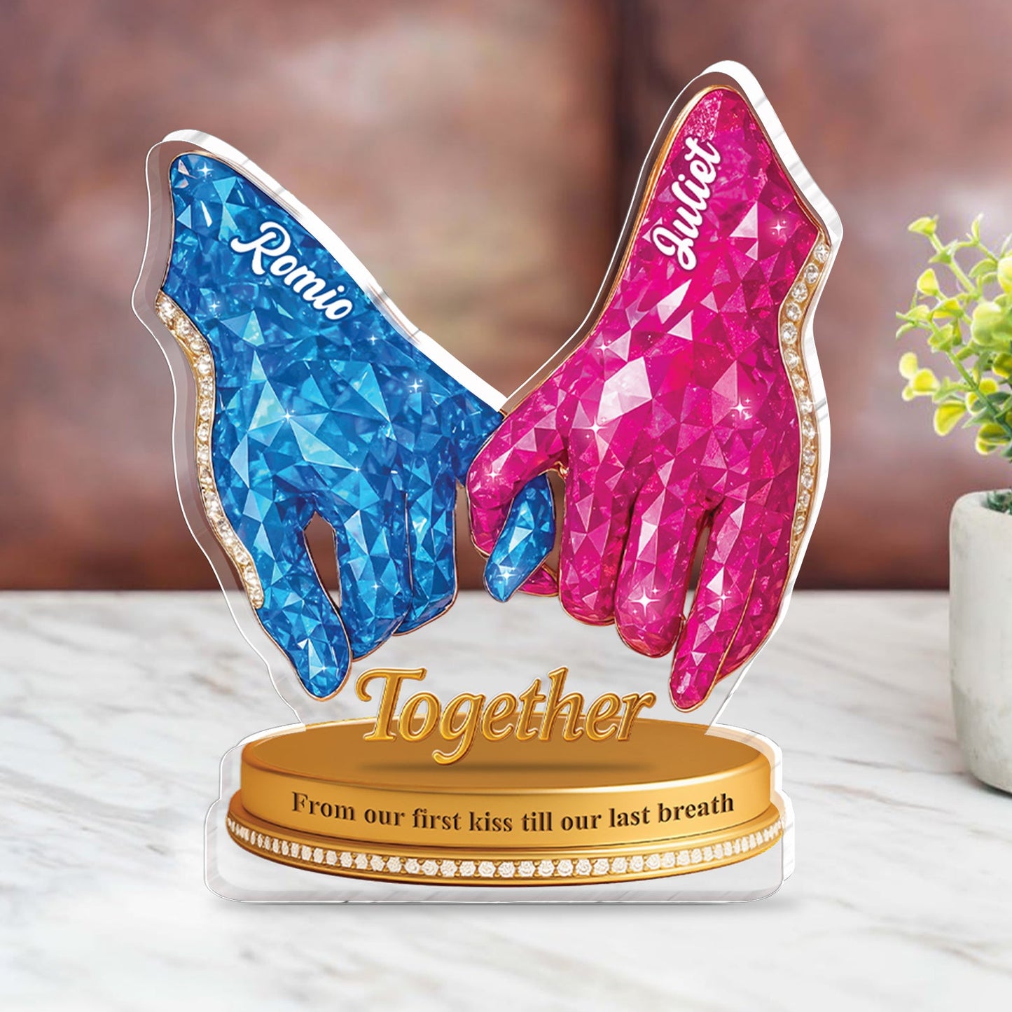 Couple - Personalized Hand Acrylic Plaque