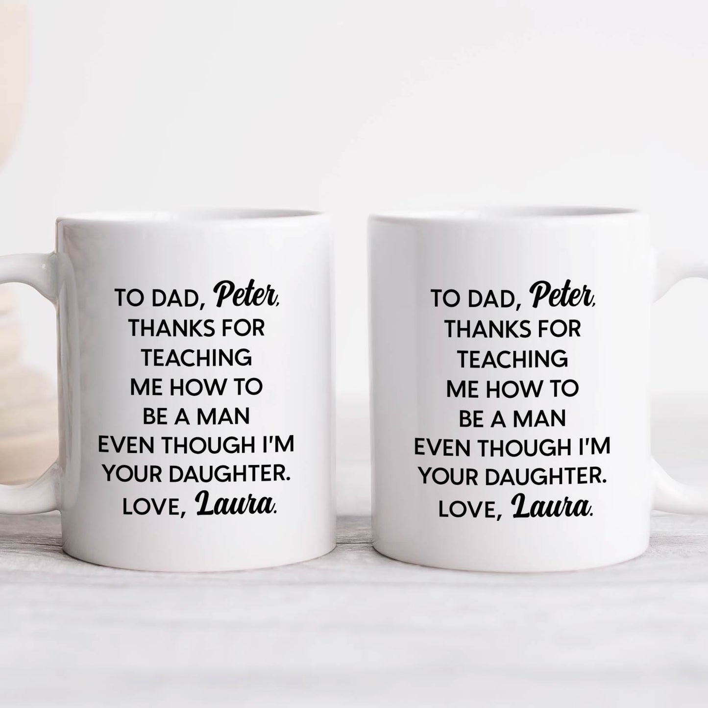Gift For Dad - To Dad - Personalized Mug