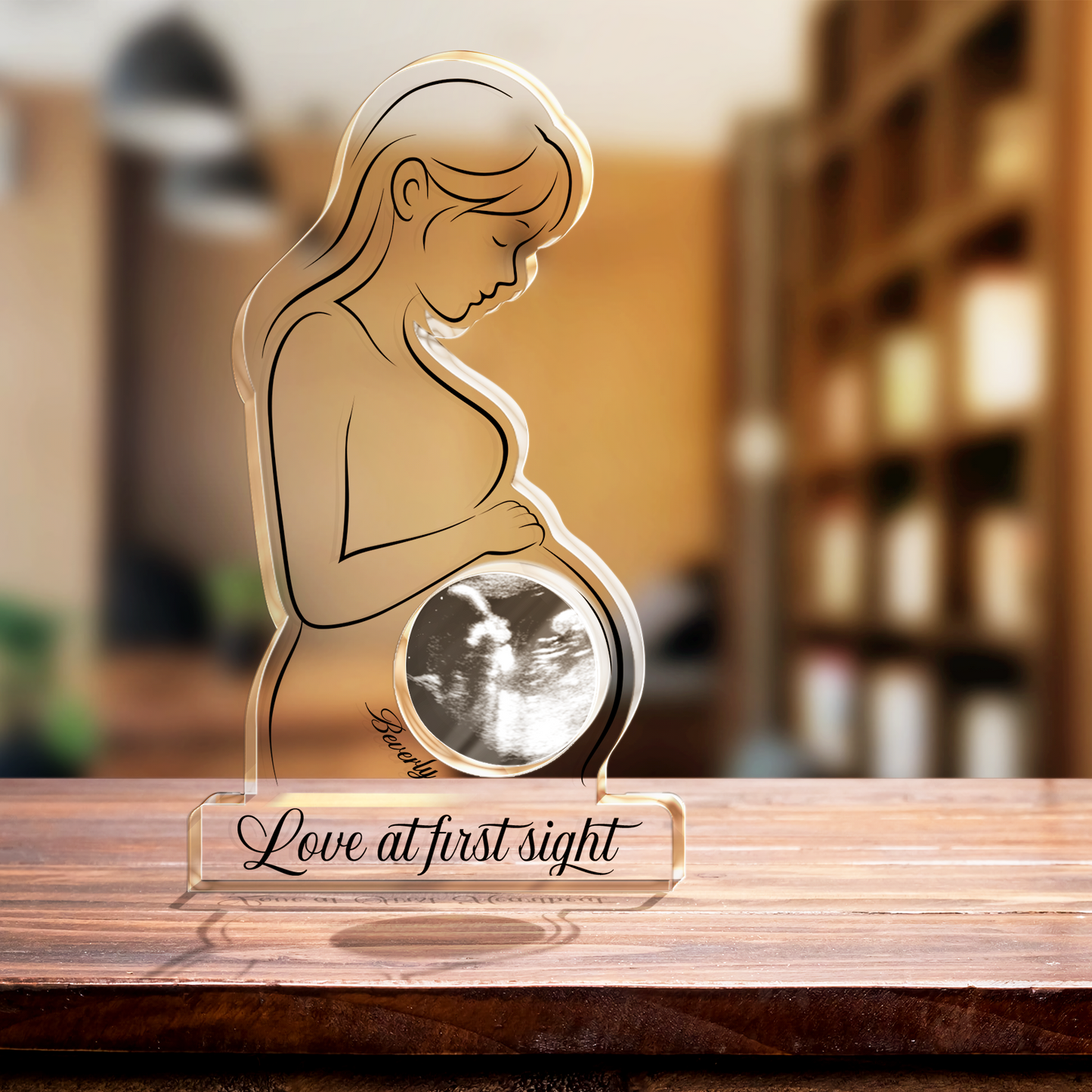 Gift For Mom - Love At First Sight - Personalized Acrylic Plaque