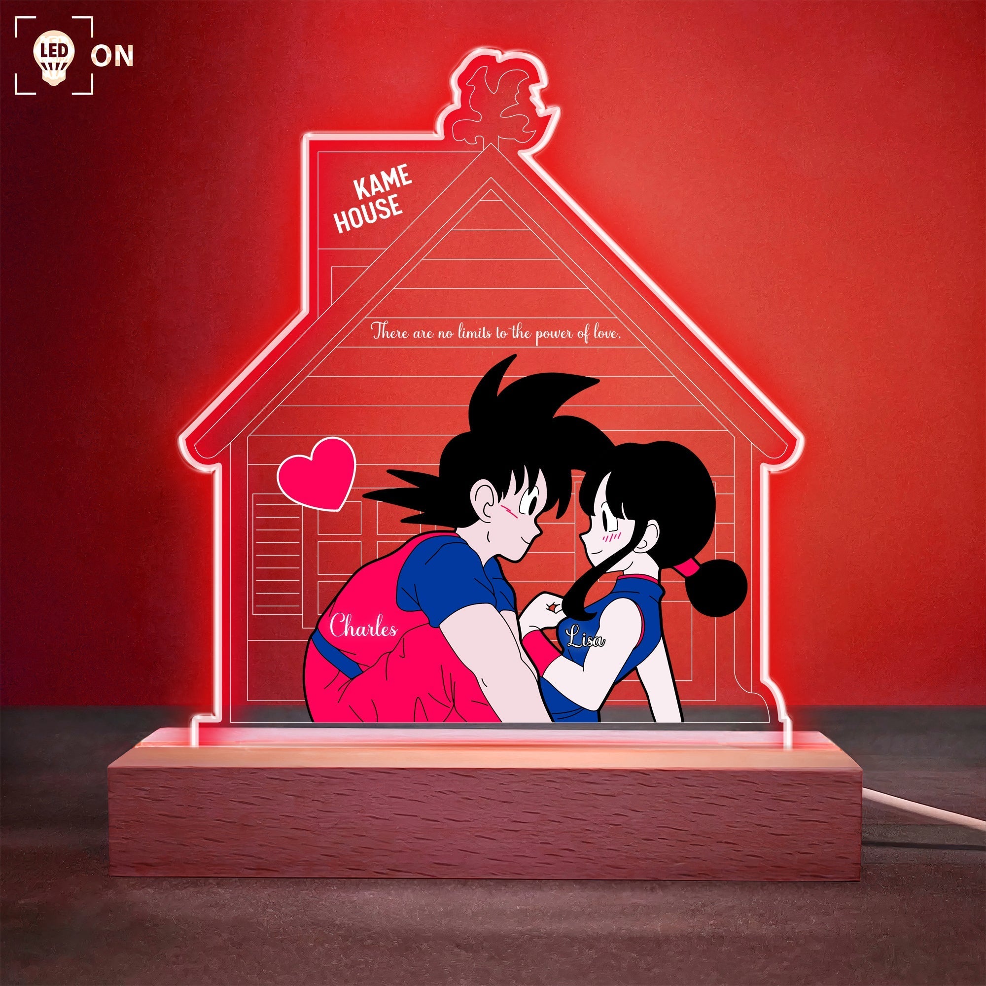 Couple - Sleeping Kid Night Light - Personalized LED Light
