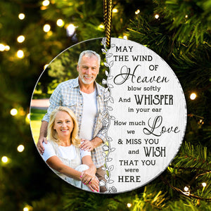 Family - Dandelion Memorial Pendant - Personalized Acrylic Ornament