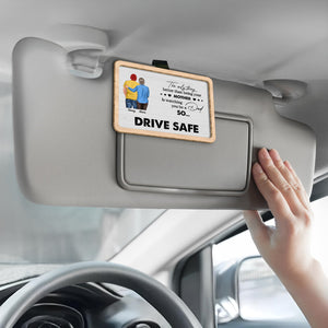 Family - Drive Safe - Personalized Car Visor Clip