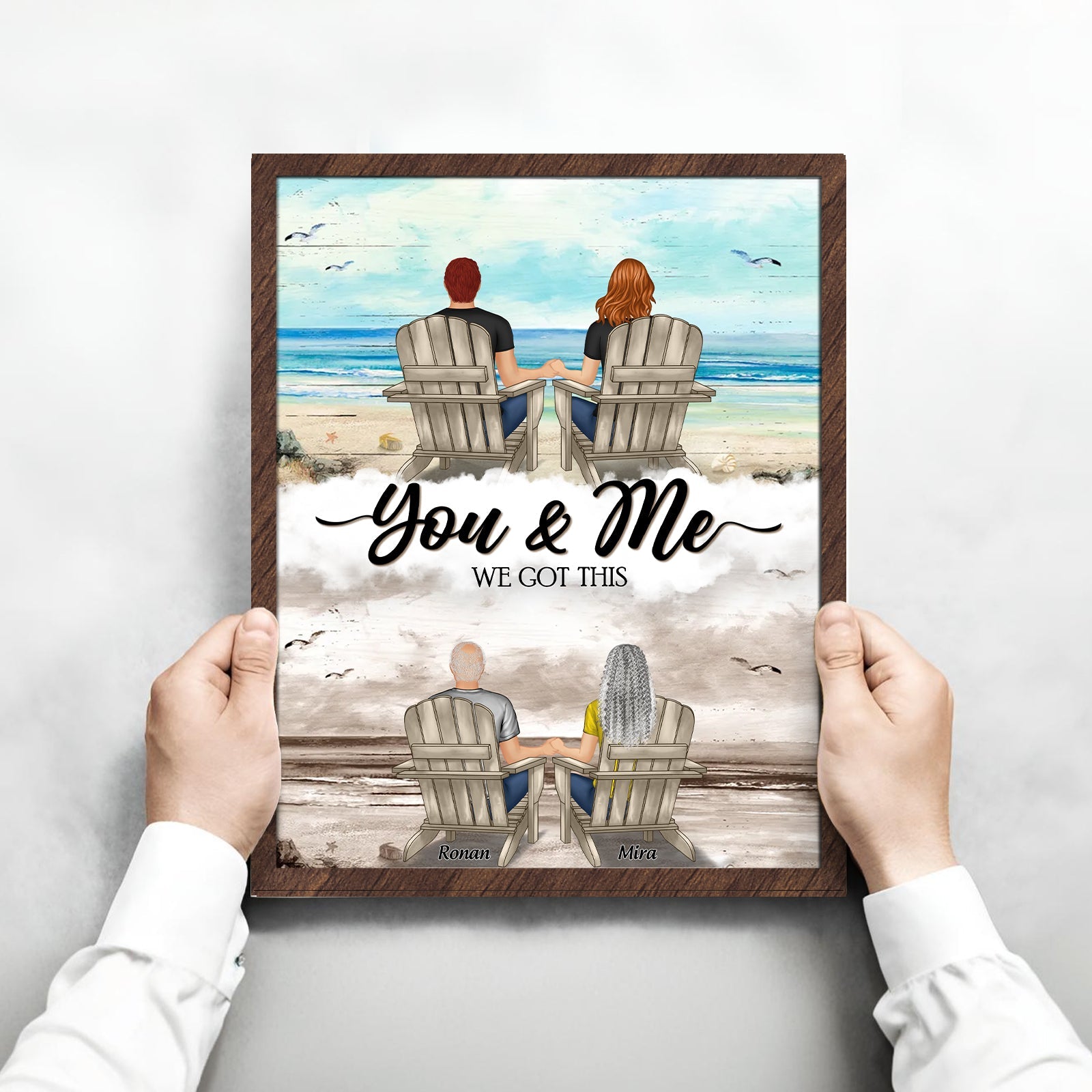 Couple - You & Me We Got This - Personalized Wood Sign