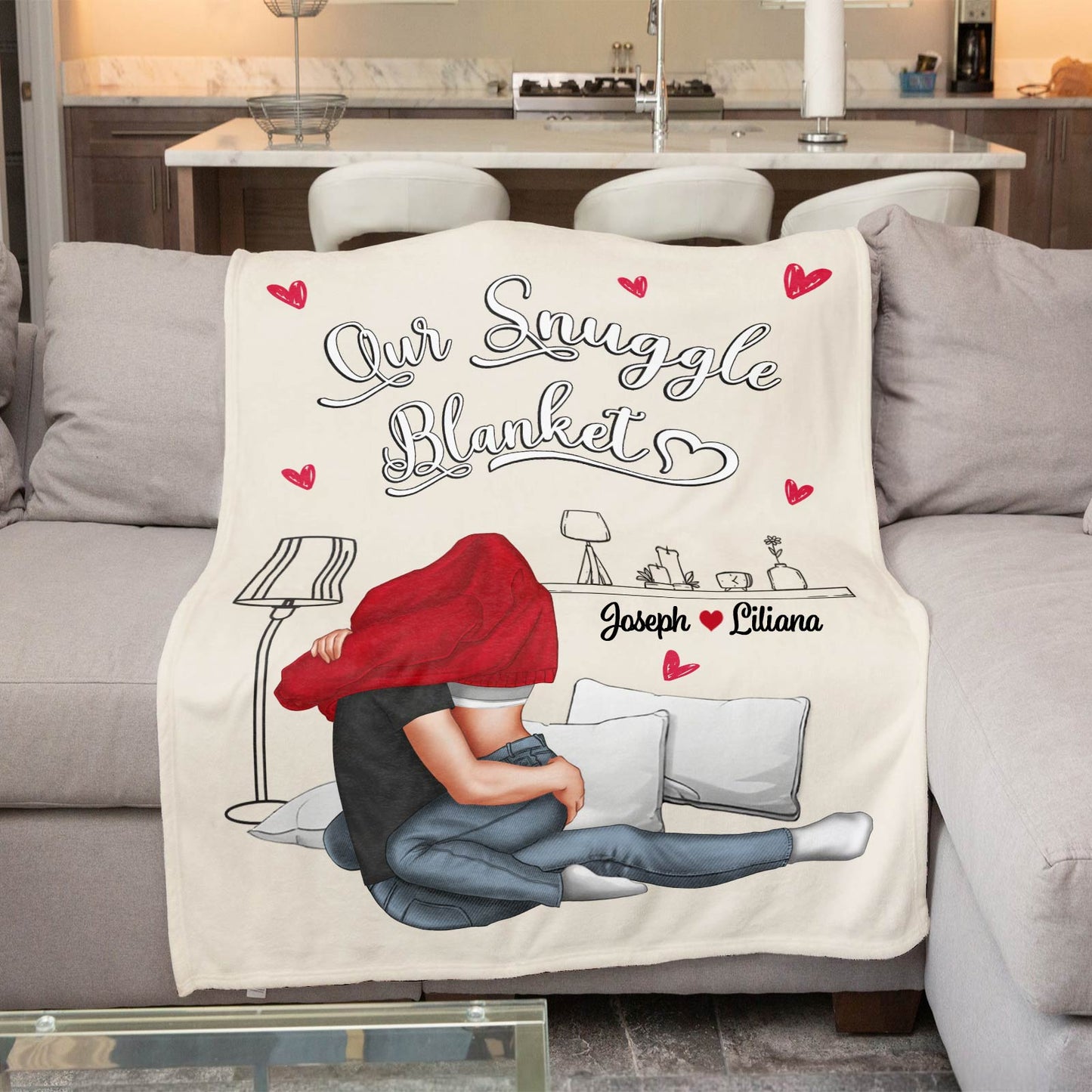 Couple - Our Snuggle Blanket - Personalized Blanket
