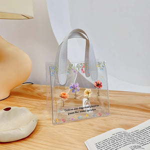 Besties - Besties Are Different Flowers From The Same Garden - Personalized Handbag