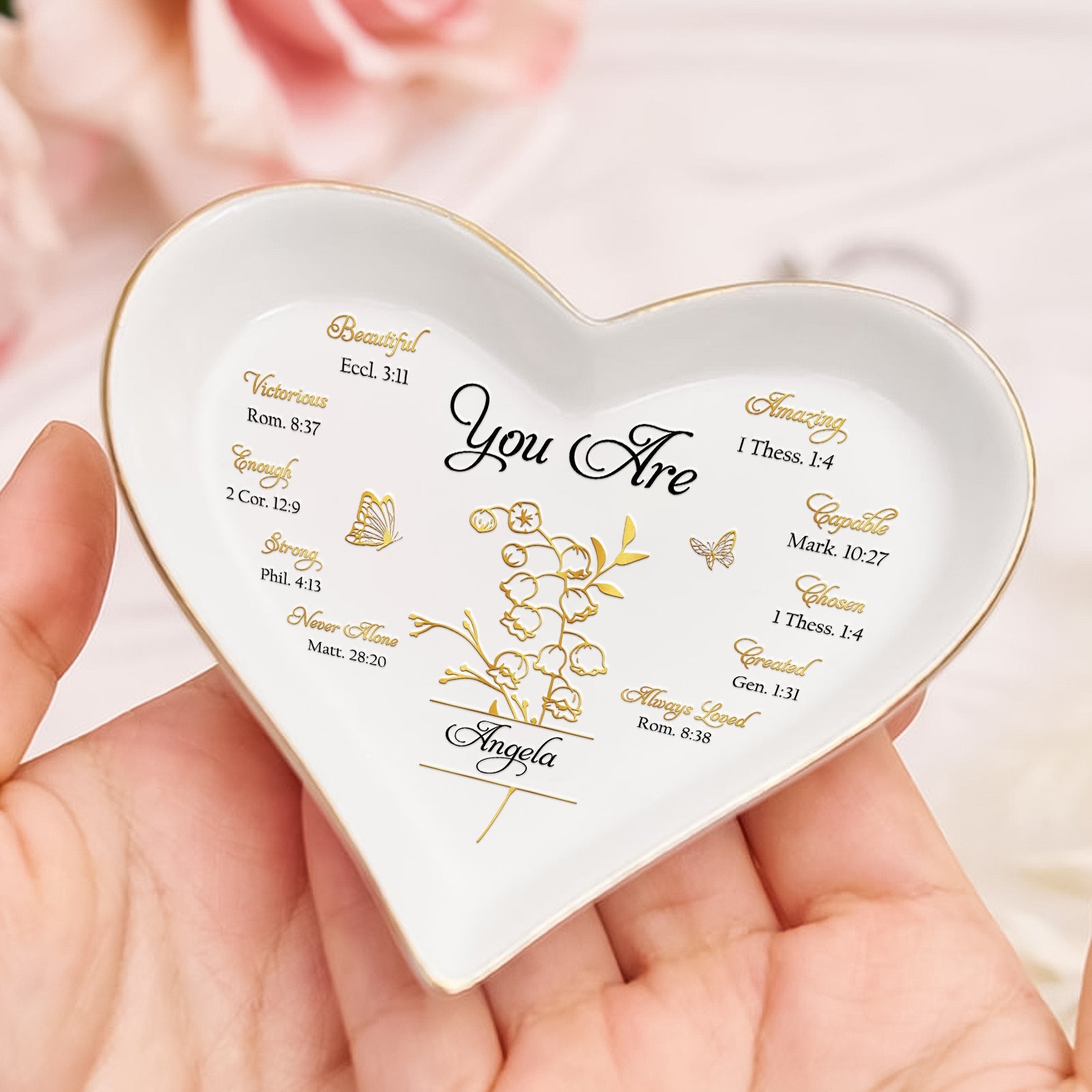 Gifts for Women/ Girls - You Are - Personalized Jewelry Dish