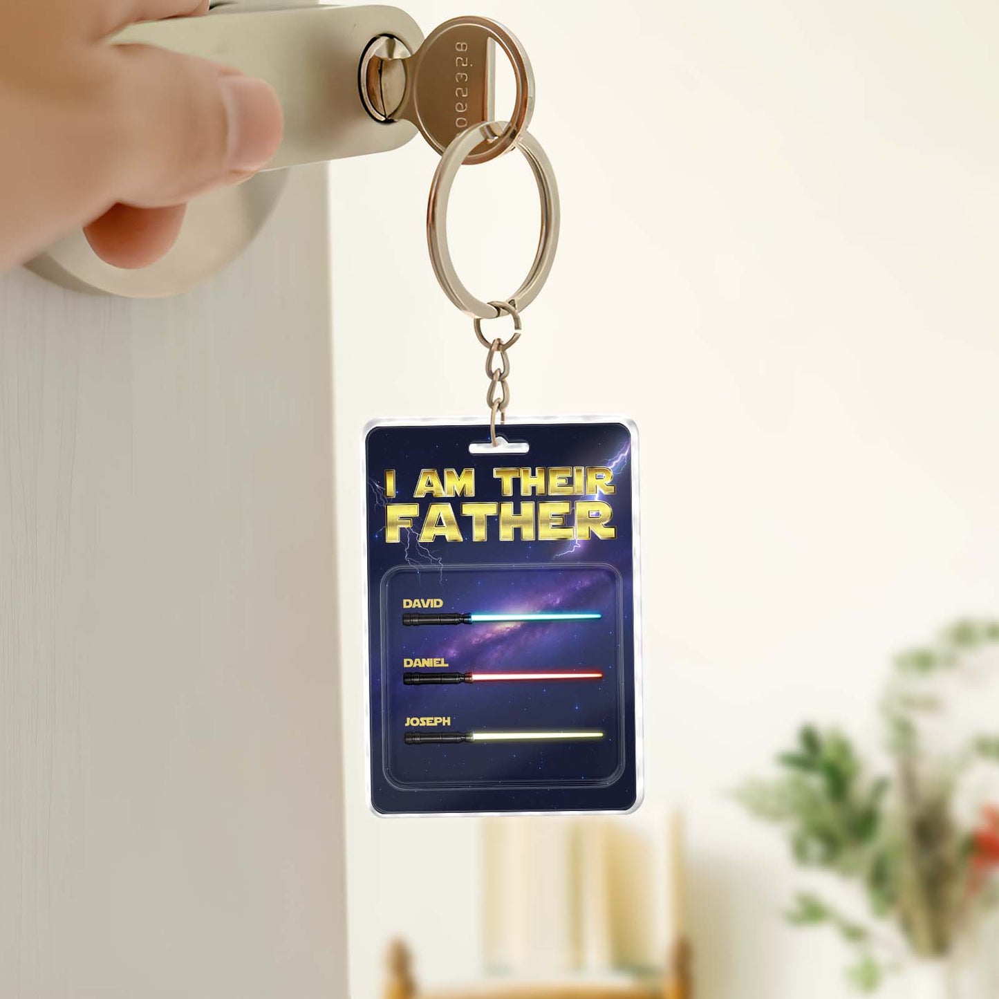 Father - I Am Their Father - Personalized Acrylic Keychain