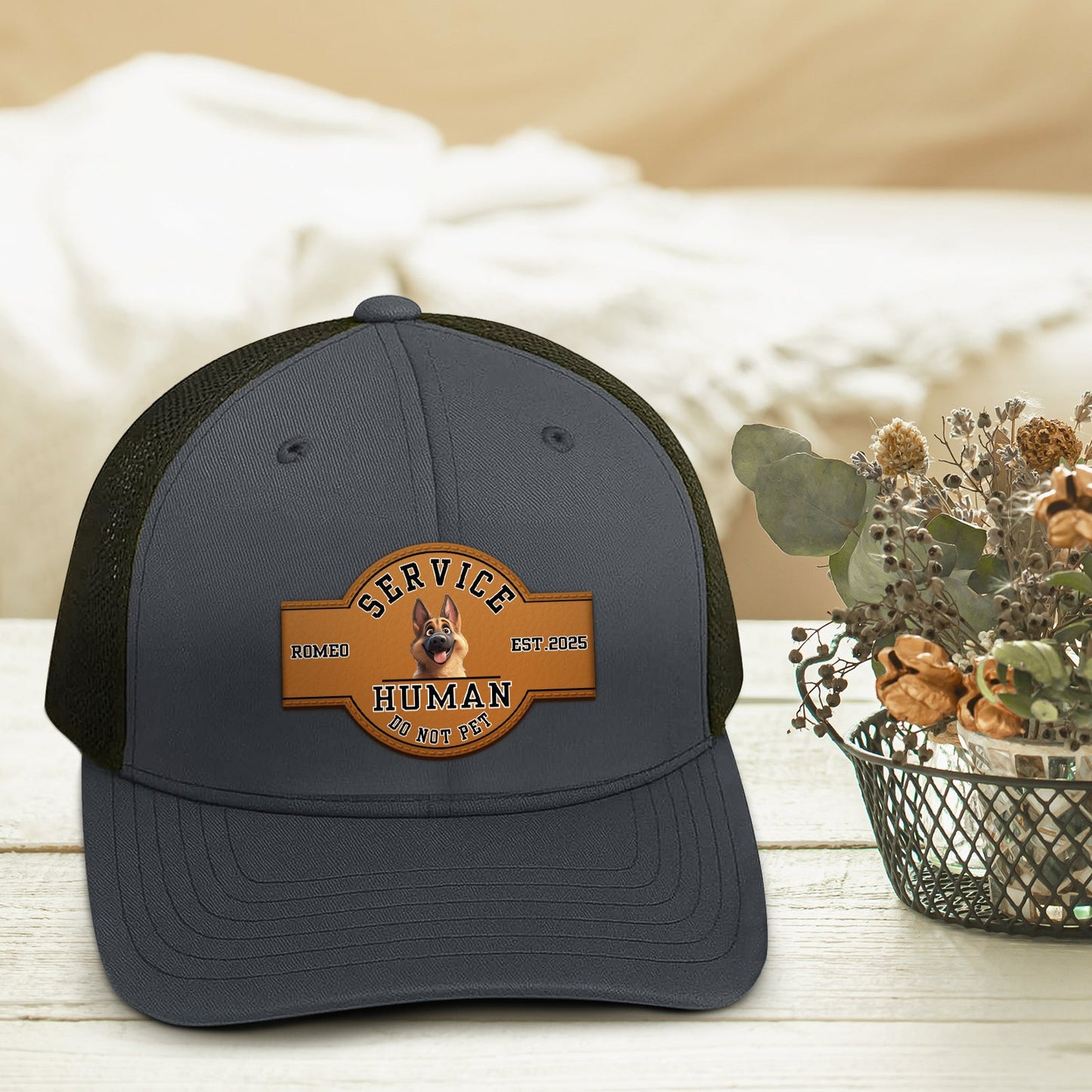 Pet Lovers - Service Human - Personalized Classic Cap