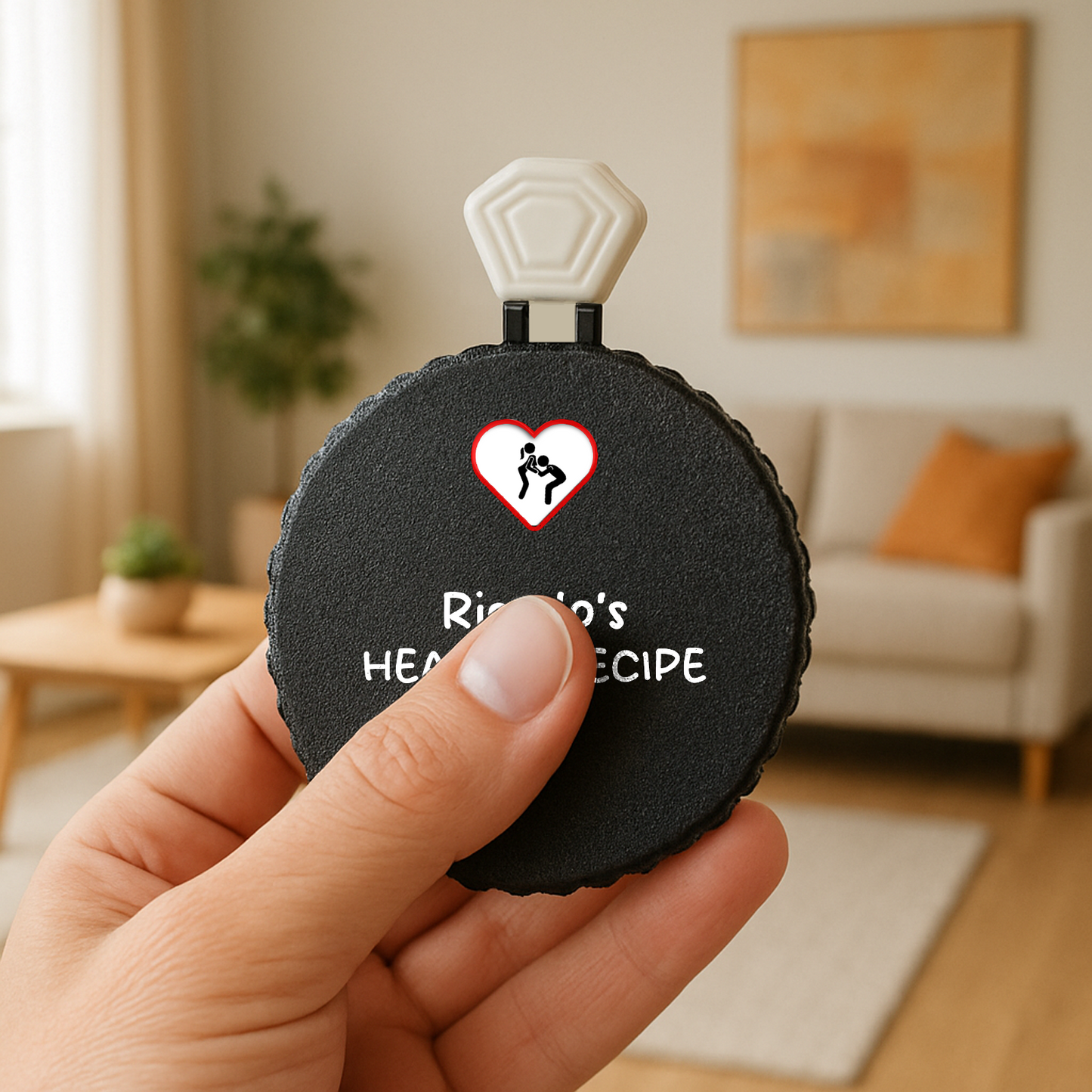 Couple - 's Healthy Recipe - Personalized Love Spinner